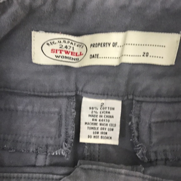 EUC!! ANTHROPOLOGIE Gray “Sitwell” Pants - Picture 3 of 4